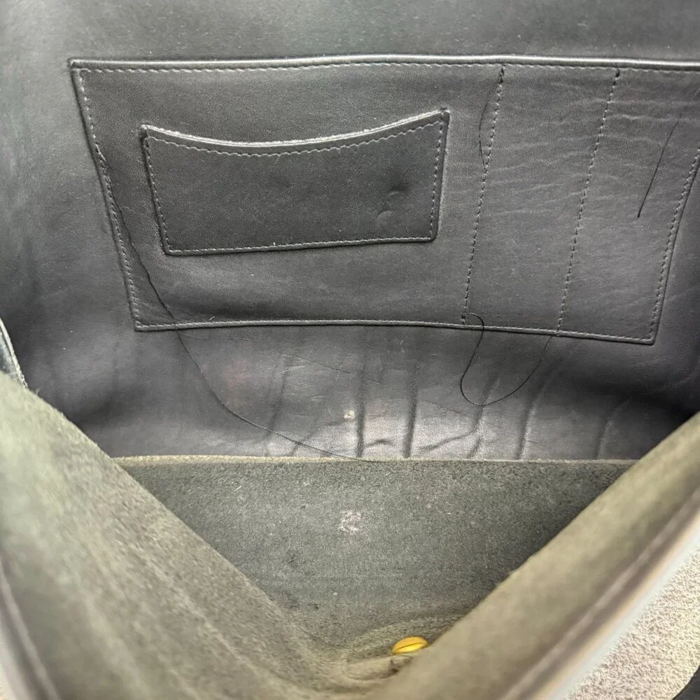 ✅VTG Coach Beekman 5266 Black Leather Briefcase Business Messenger/Laptop Bag - Picture 3 of 16